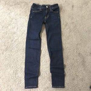 Dark navy blue jeans